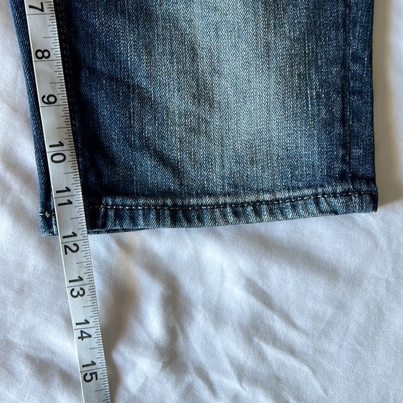 MISS ME • Dark Wash Bermuda Jeans Shorts Size 27 - Picture 11 of 12